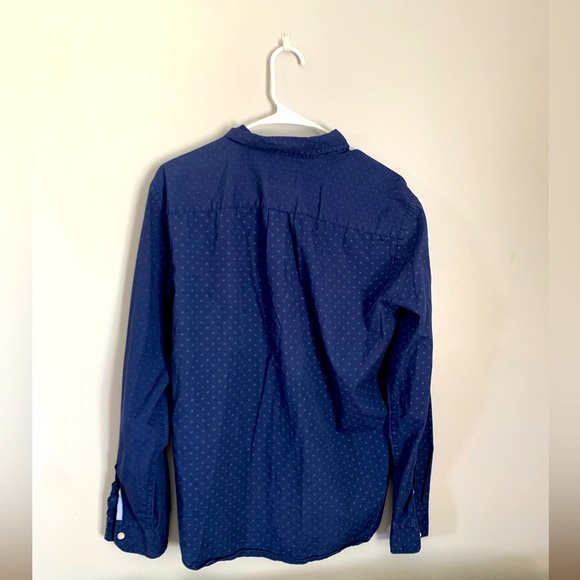 American Eagle Outfitters, Classic Fit, long sleeve , Navy Blue, Button up shirt - Picture 3 of 3